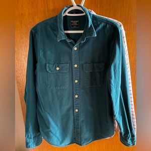 Abercrombie & Fitch Green Button Down Shirt